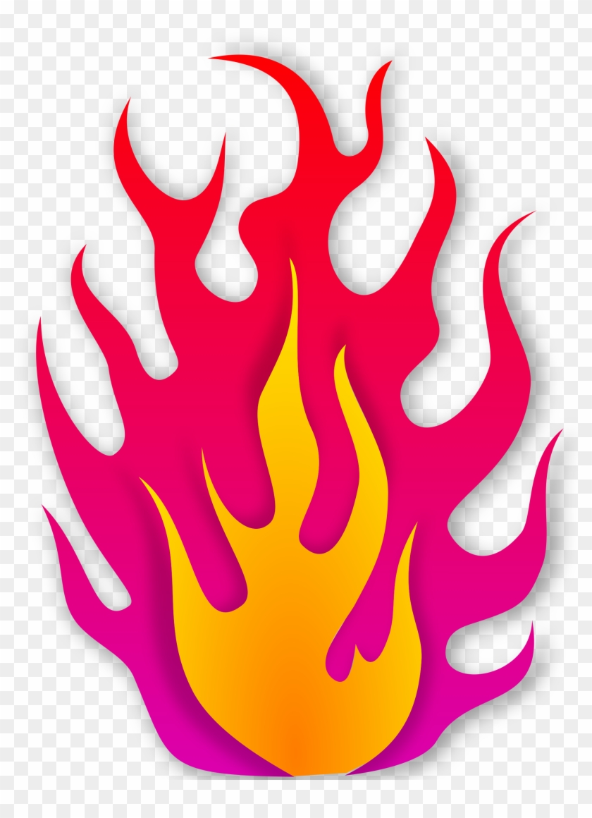 Flames Cliparthot Of Flame And - Flames Cliparthot Of Flame And #1521930