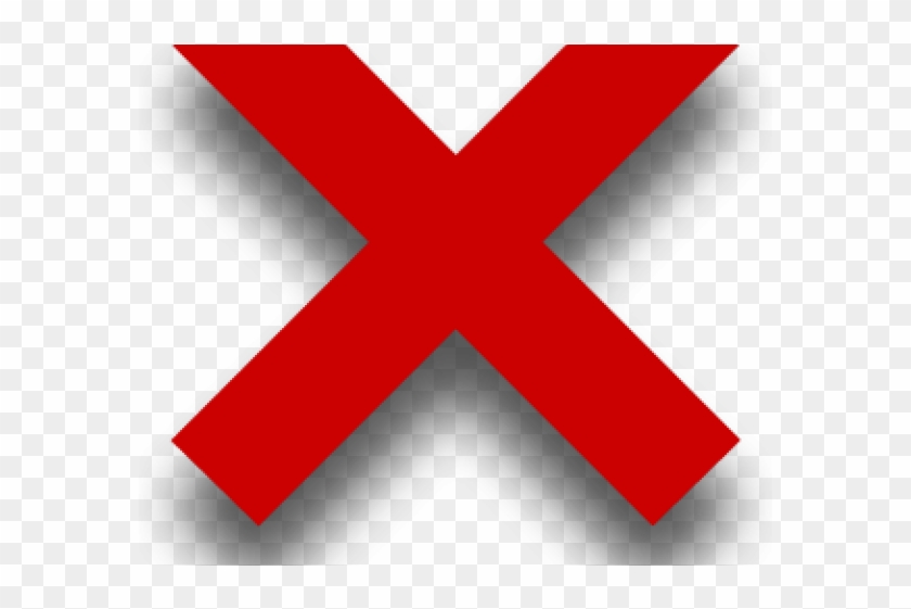 Red Cross Mark Clipart Black Background - Red Cross Mark Clipart Black Background #1522174