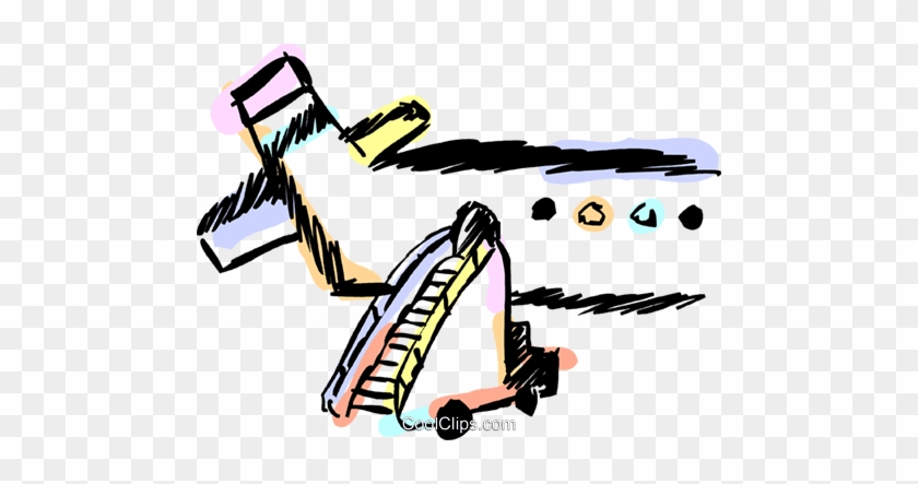 Portable Stairs Royalty Free Vector Clip Art Illustration - Portable Stairs Royalty Free Vector Clip Art Illustration #1522763