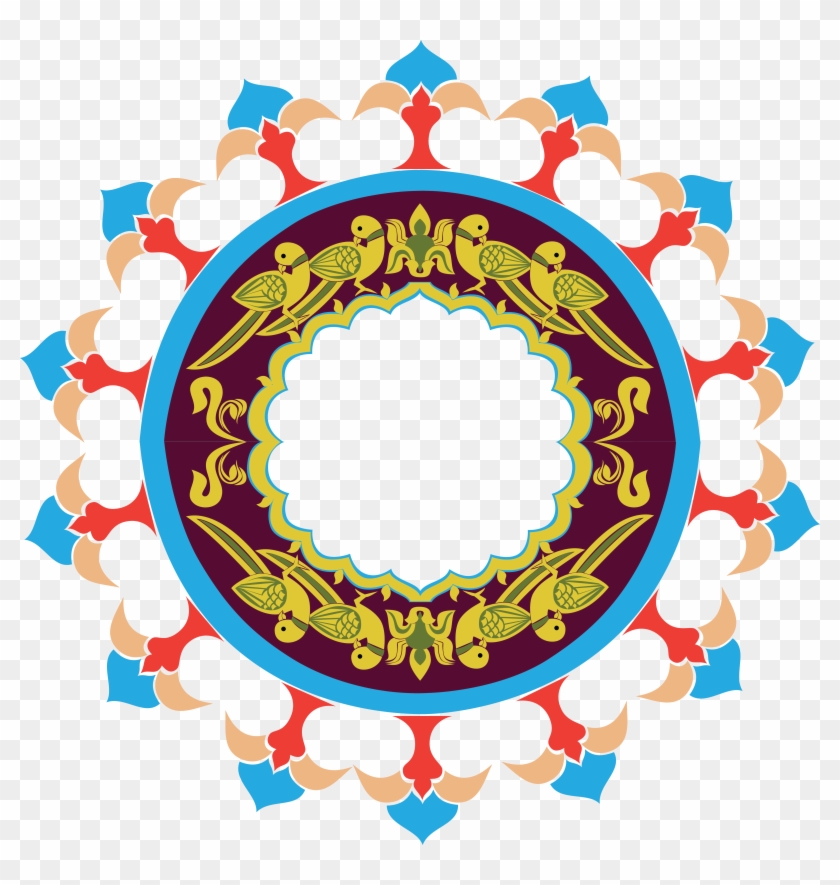 Circle Rangoli Design - Circle Rangoli Design #1523954