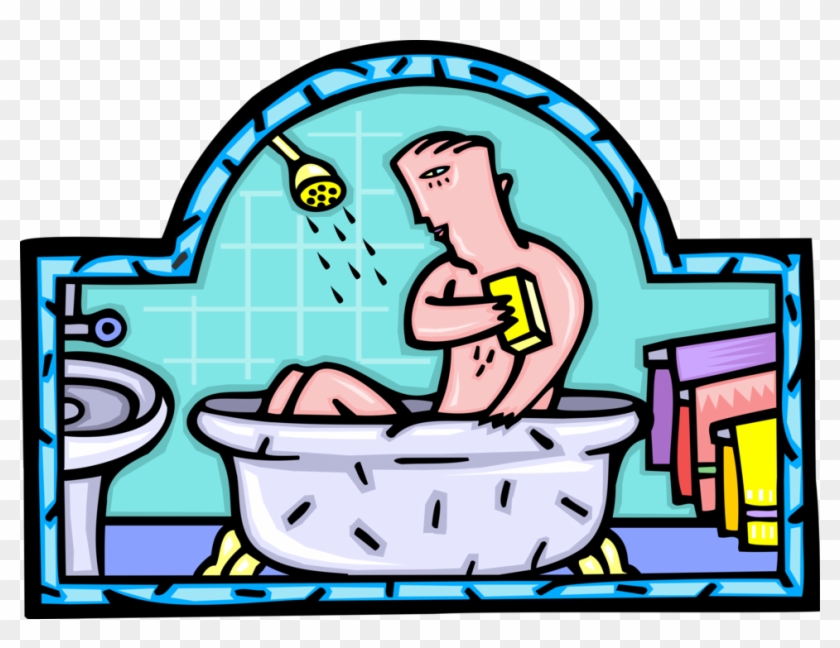 Bathtub Clipart Vector - Bathtub Clipart Vector #1524379
