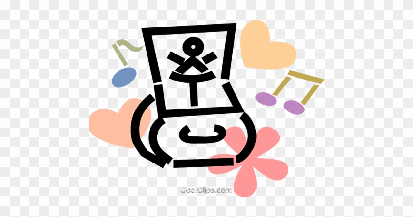 Jewelry Box Royalty Free Vector Clip Art Illustration - Jewelry Box Royalty Free Vector Clip Art Illustration #1524434