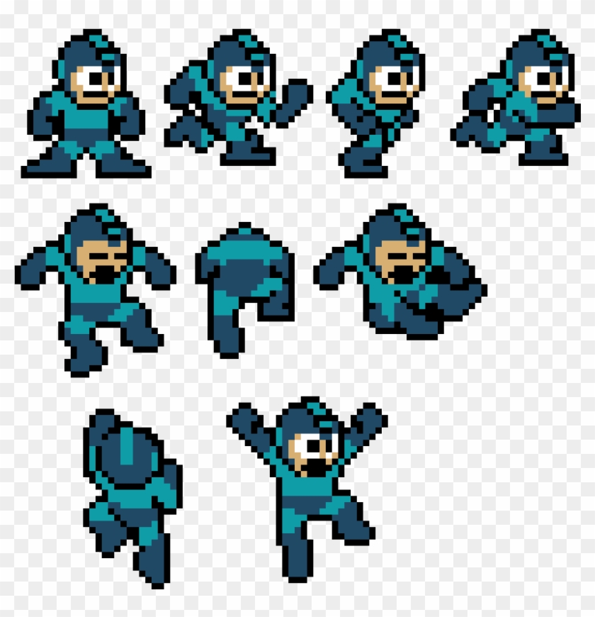 Megaman Clipart Sprite - Megaman Clipart Sprite #1524473