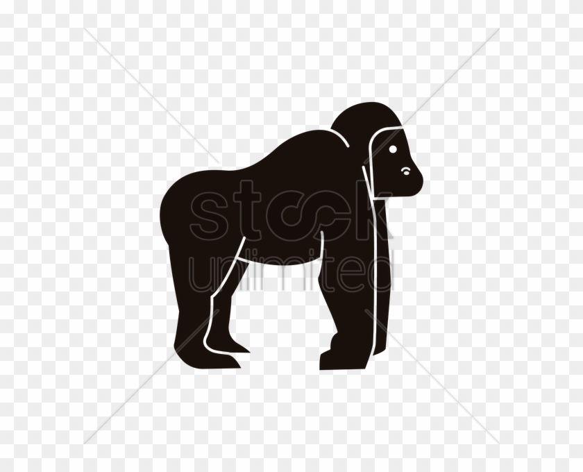 Gorilla Icon Vector Image - Gorilla Icon Vector Image #1524637