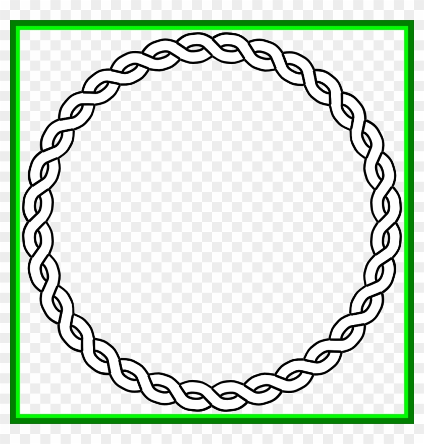 Unbelievable Nautical Rope Border Circle Dna Black - Unbelievable Nautical Rope Border Circle Dna Black #1525776
