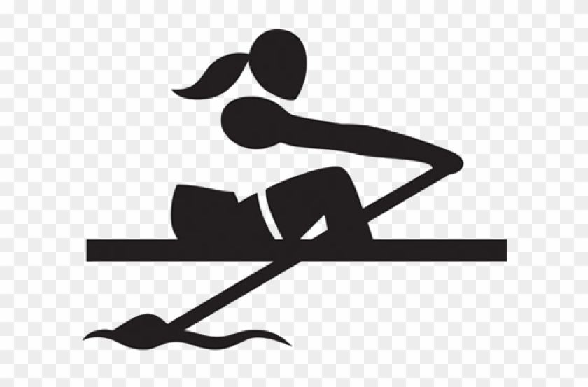 Rowing Clipart Woman - Rowing Clipart Woman #1525835