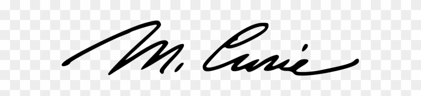 Signature Marie Curie - Signature Marie Curie #1526437