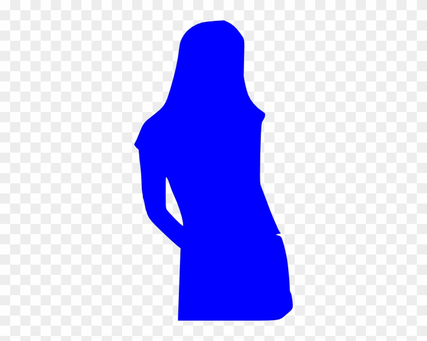 How To Set Use Girl Blue Silhouette Svg Vector - How To Set Use Girl Blue Silhouette Svg Vector #1526667