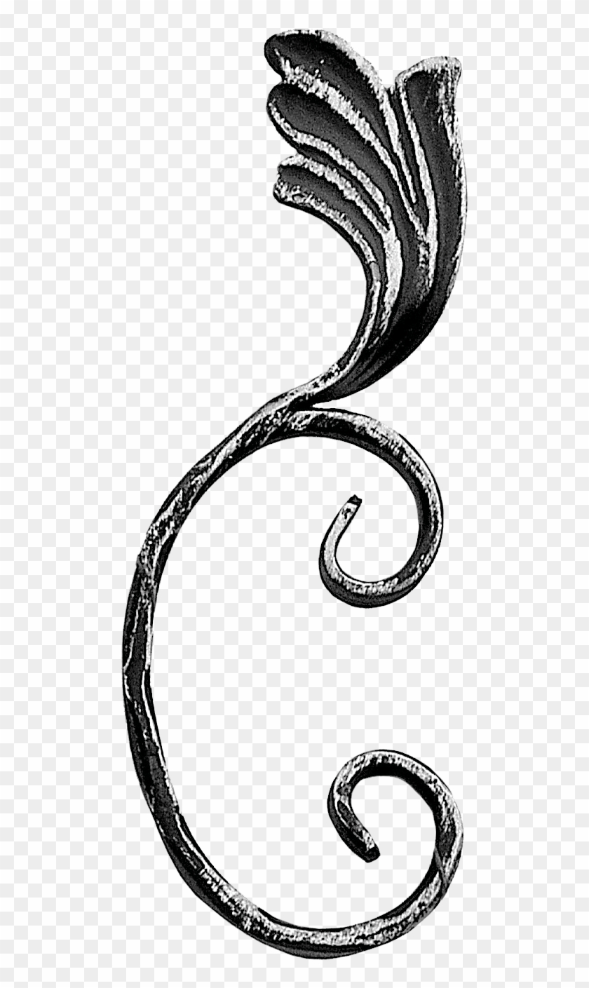 Scroll With Leaf - Scroll With Leaf #1527212