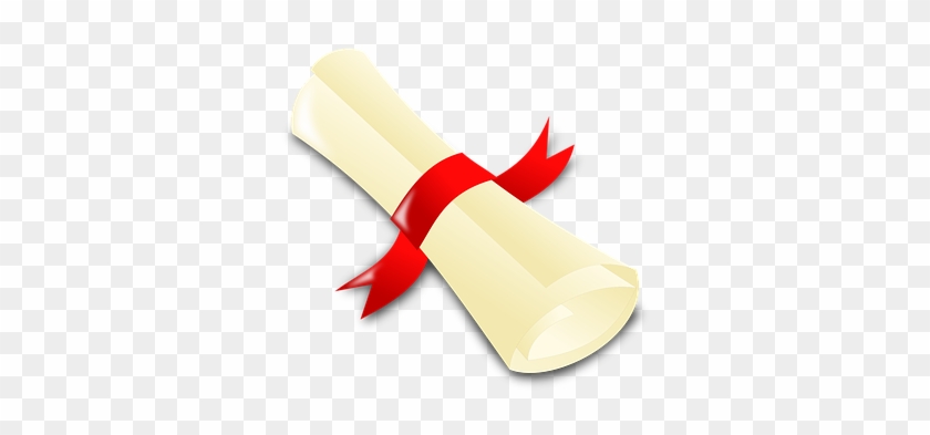 Graduation Scroll Clipart 0 - Graduation Scroll Clipart 0 #1527213