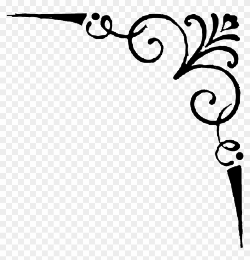 Svg Corner Filigree - Svg Corner Filigree #1528154