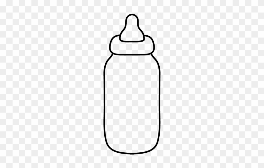 Png Library Stock Baby Bottle Clipart Black And White - Png Library Stock Baby Bottle Clipart Black And White #1528584