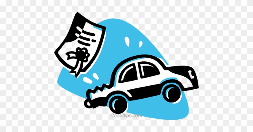 Car Insurance Royalty Free Vector Clip Art Illustration - Car Insurance Royalty Free Vector Clip Art Illustration #1528818