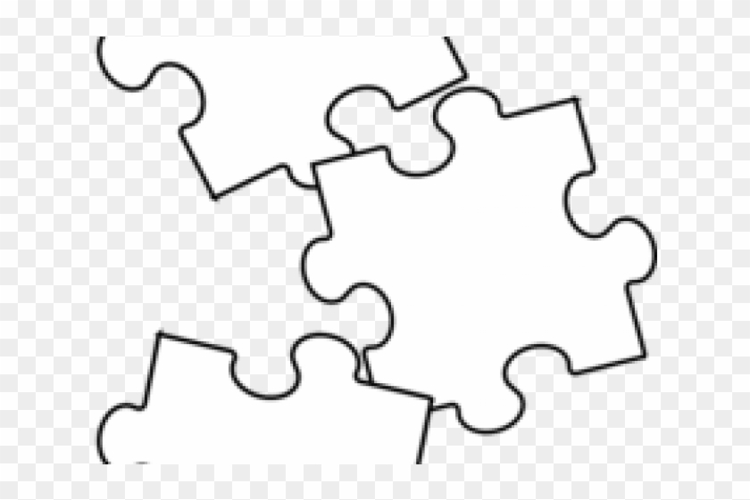 Puzzle Clipart Black And White - Puzzle Clipart Black And White #1529082