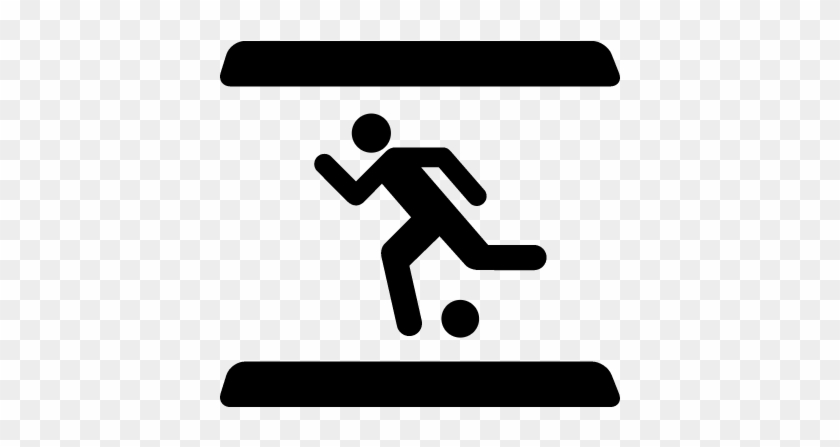 Soccer Player Running With The Ball Vector - Soccer Player Running With The Ball Vector #1530166