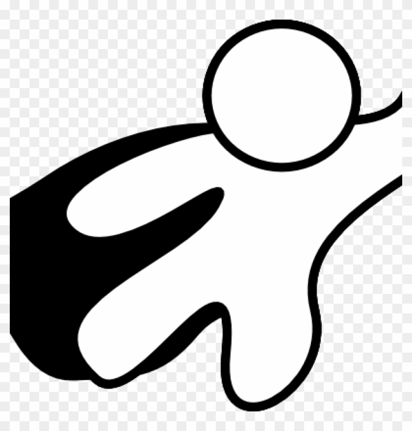 Superhero Clipart Black And White Super Hero Clip Art - Superhero Clipart Black And White Super Hero Clip Art #1530794