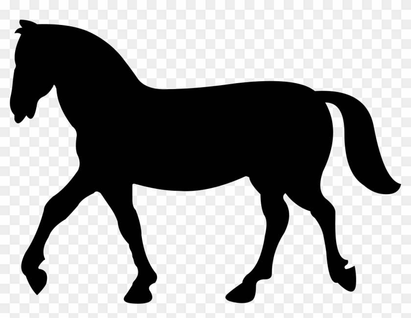 Onlinelabels Clip Art - Horse Silhouette #237390