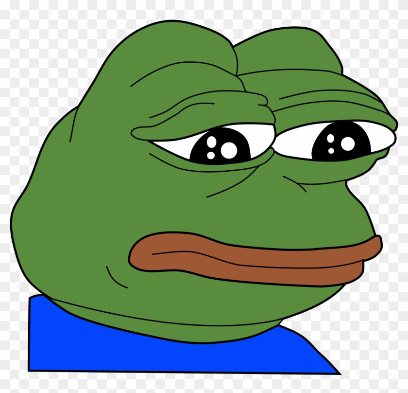 Sad Frog Clipart - Feels Bad Man Png #237886