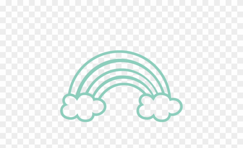 Rainbow Svg Scrapbook Cut File Cute Clipart Files For - Cricut #238298