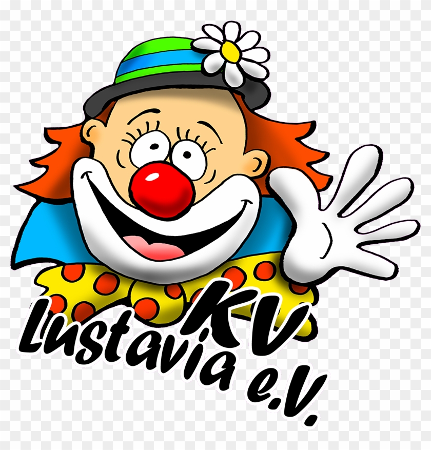 Karnevalverein Lustavia Logo Clown - Cartoon #239051