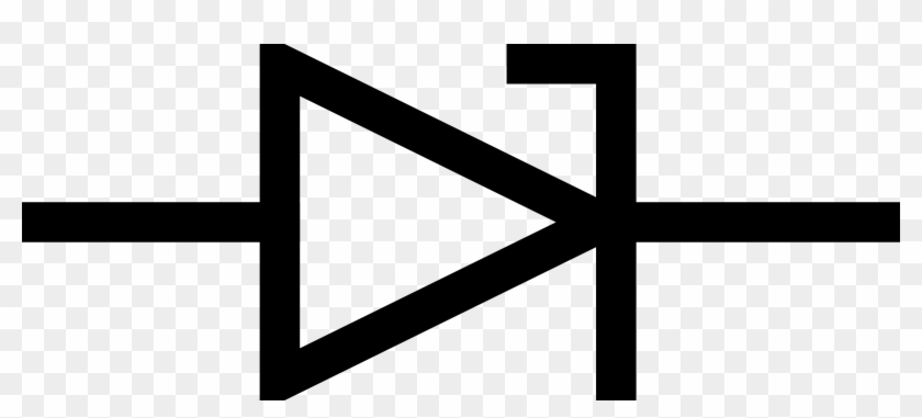 Free Vector Zener Diode Symbol Clip Art - Zener Diode Symbol #239650