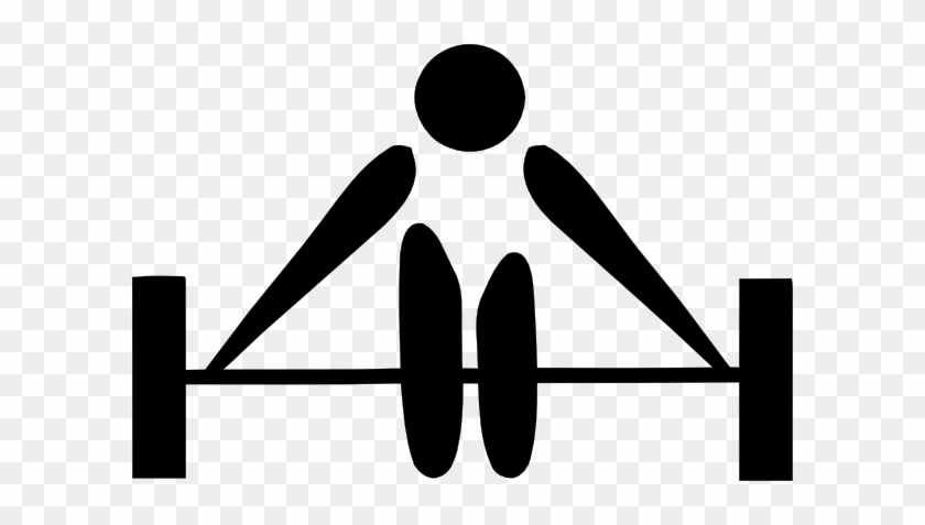 Logo Gym Clip Art At Clker - Weightlifting Pictogram #239944