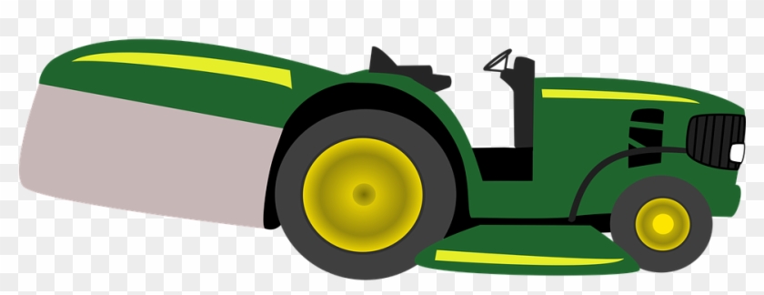 Gras, Rasen, Mechanik, Rasenmäher - Rasenmähertraktor Clipart #240204
