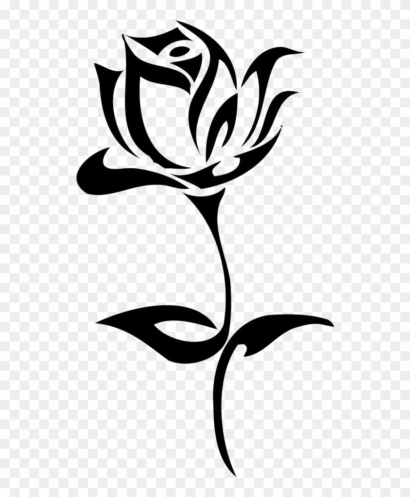 Tattoo Black Rose Drawing Clip Art - Tattoo Png #241033