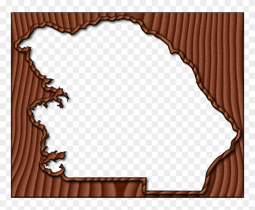 A Map Of Citrus With The Map Area Carved From A Dark - A Map Of Citrus With The Map Area Carved From A Dark #1531130