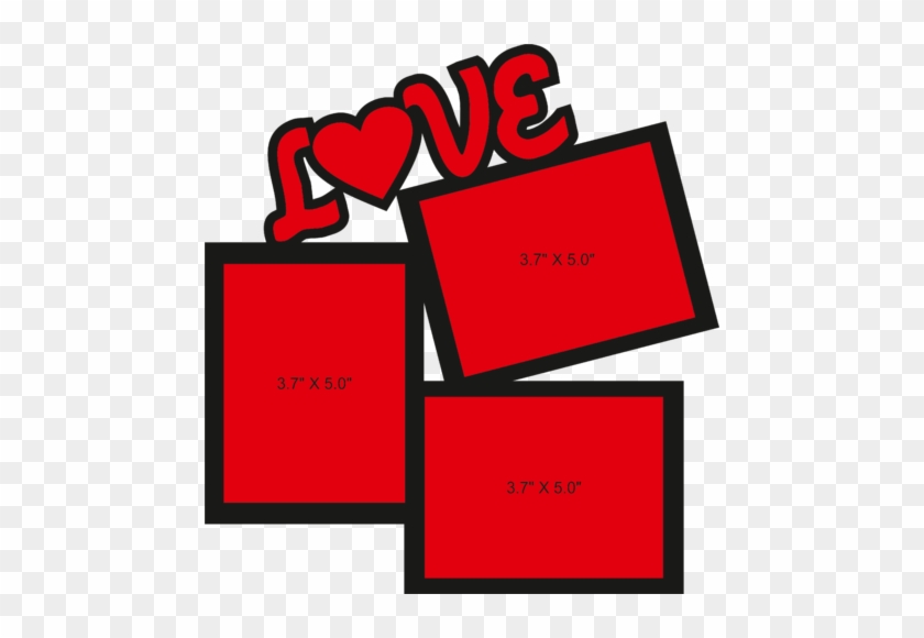Black Love 3 Pic Photo Frame - Black Love 3 Pic Photo Frame #1531167