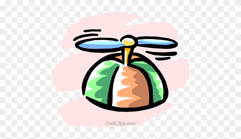 Propeller Hat Royalty Free Vector Clip Art Illustration - Propeller Hat Royalty Free Vector Clip Art Illustration #1531764