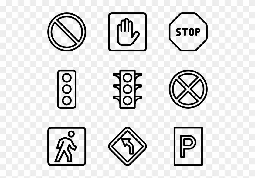 Clip Art Road Sign Free Vector - Clip Art Road Sign Free Vector #1532496