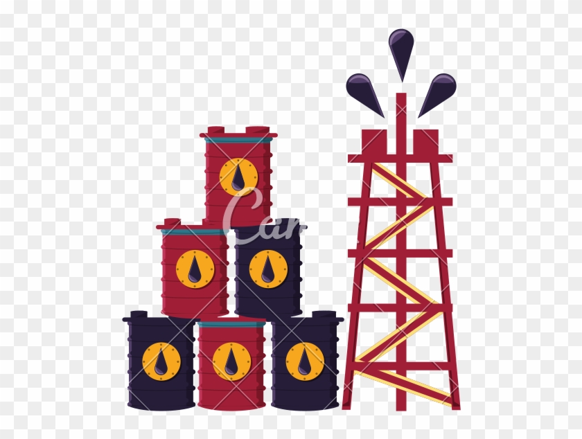 Tower Of Plant Oil Extraction With Barrels - Tower Of Plant Oil Extraction With Barrels #1532710