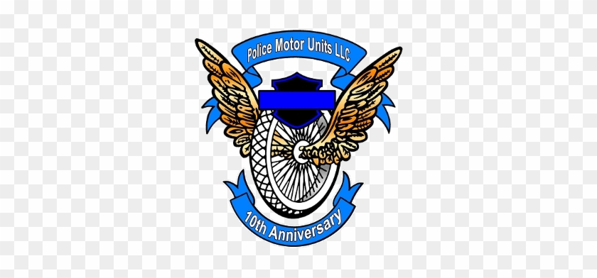 Police Motor Units 10th Ann Logo - Police Motor Units 10th Ann Logo #1532911