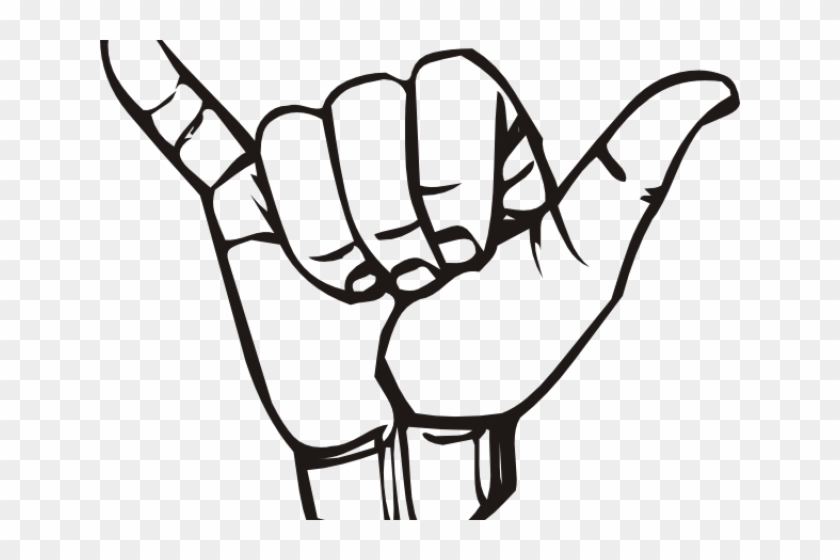 Hand Clipart Hang Loose - Hand Clipart Hang Loose #1533568