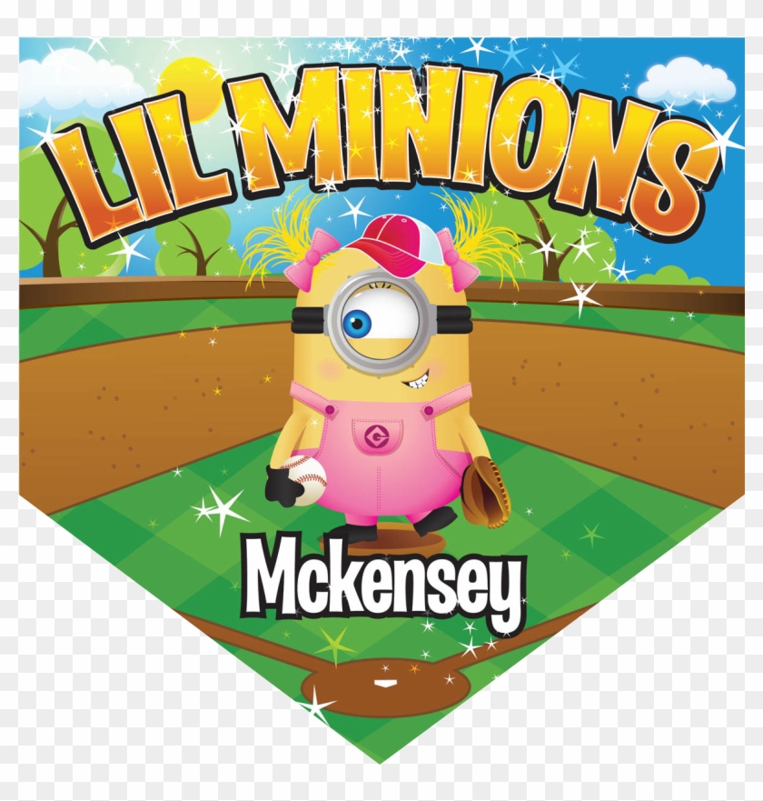 Lil Minions Home Plate Individual Team Pennant - Lil Minions Home Plate Individual Team Pennant #1534173