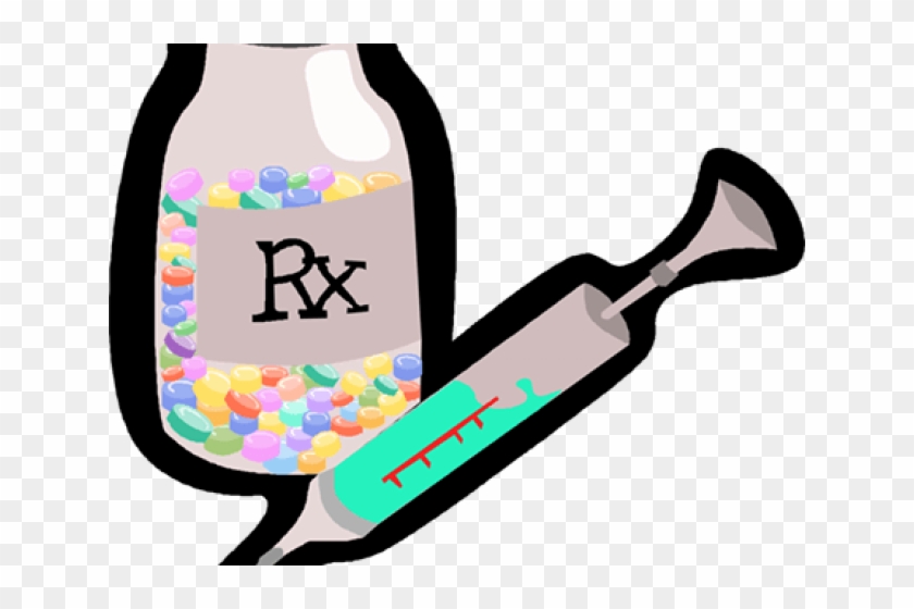 Pills Clipart Needle - Pills Clipart Needle #1534267