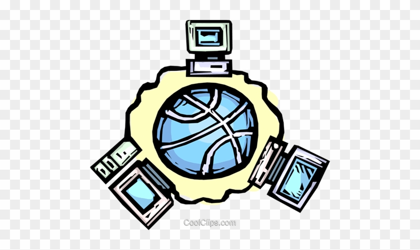 Global Networking Royalty Free Vector Clip Art Illustration - Global Networking Royalty Free Vector Clip Art Illustration #1534529