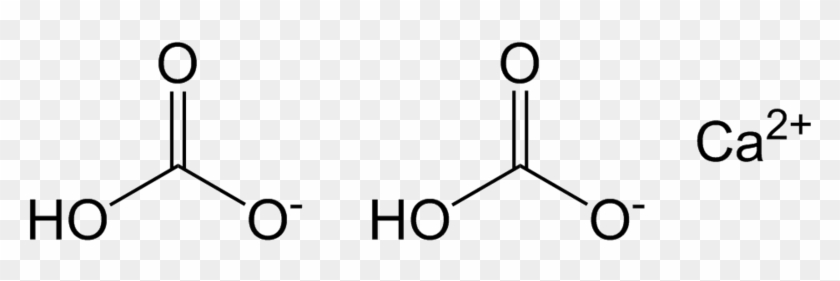 A Calcium Bicarbonate Molecule In Solution - A Calcium Bicarbonate Molecule In Solution #1536310