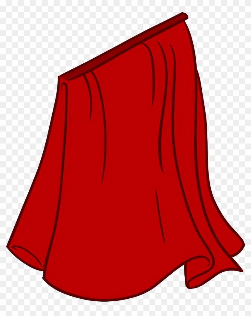 Cape Transparent Red Cartoon - Cape Transparent Red Cartoon #1536681