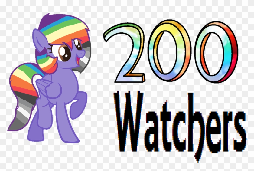 Thank You Guys For The 200 Watchers By Therainbowgod - Thank You Guys For The 200 Watchers By Therainbowgod #1536955
