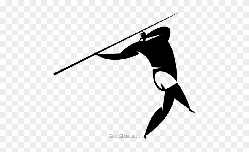 Pole Vaulter Royalty Free Vector Clip Art Illustration - Pole Vaulter Royalty Free Vector Clip Art Illustration #1537037