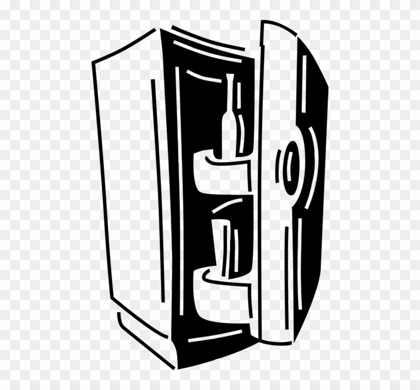 Refrigerator Icebox Image Illustration - Refrigerator Icebox Image Illustration #1537813