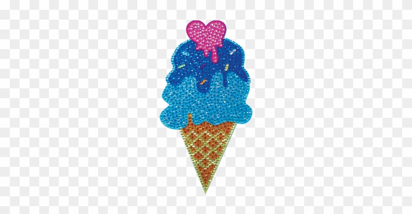 Melting Heart Cone Rhinestone Decals - Melting Heart Cone Rhinestone Decals #1537851
