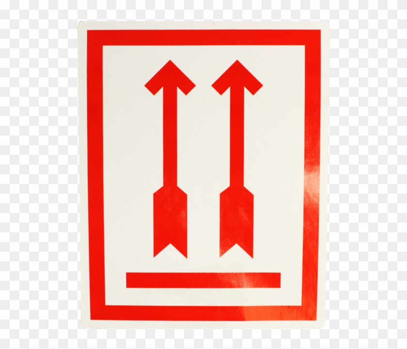 Sendproof® Label, Paper, Red Arrow, 80x100mm, White - Sendproof® Label, Paper, Red Arrow, 80x100mm, White #1537953