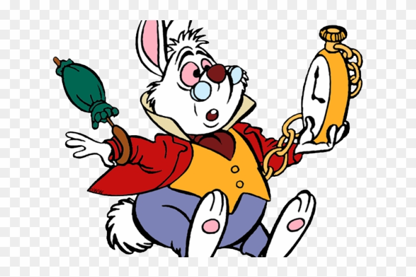 Alice In Wonderland Clipart White Rabbit - Alice In Wonderland Clipart White Rabbit #1537968