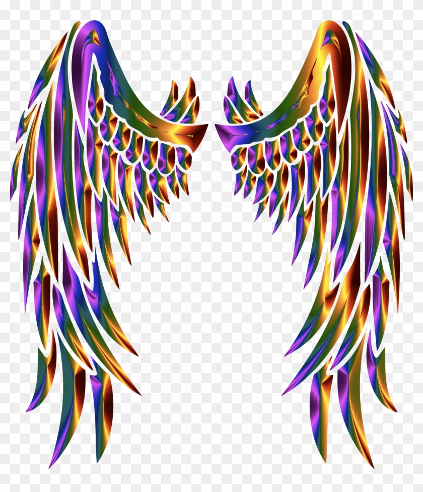 Clipart Chromatic Angel Wings Within Angel Wings Clipart - Clipart Chromatic Angel Wings Within Angel Wings Clipart #1539562