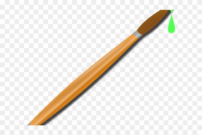 Paint Brush Clipart Green - Paint Brush Clipart Green #1539943