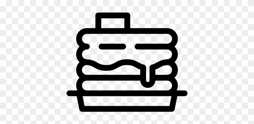 Pancakes With Syrup Vector - Pancakes With Syrup Vector #1540149