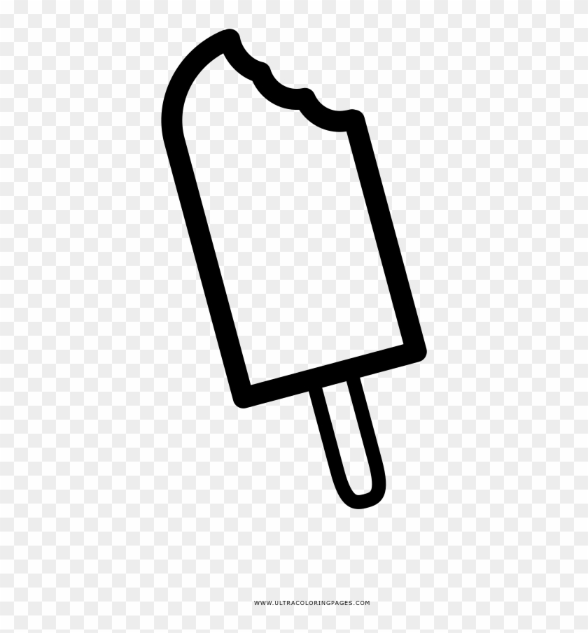 Popsicle Clipart Coloring Page - Popsicle Clipart Coloring Page #1540307